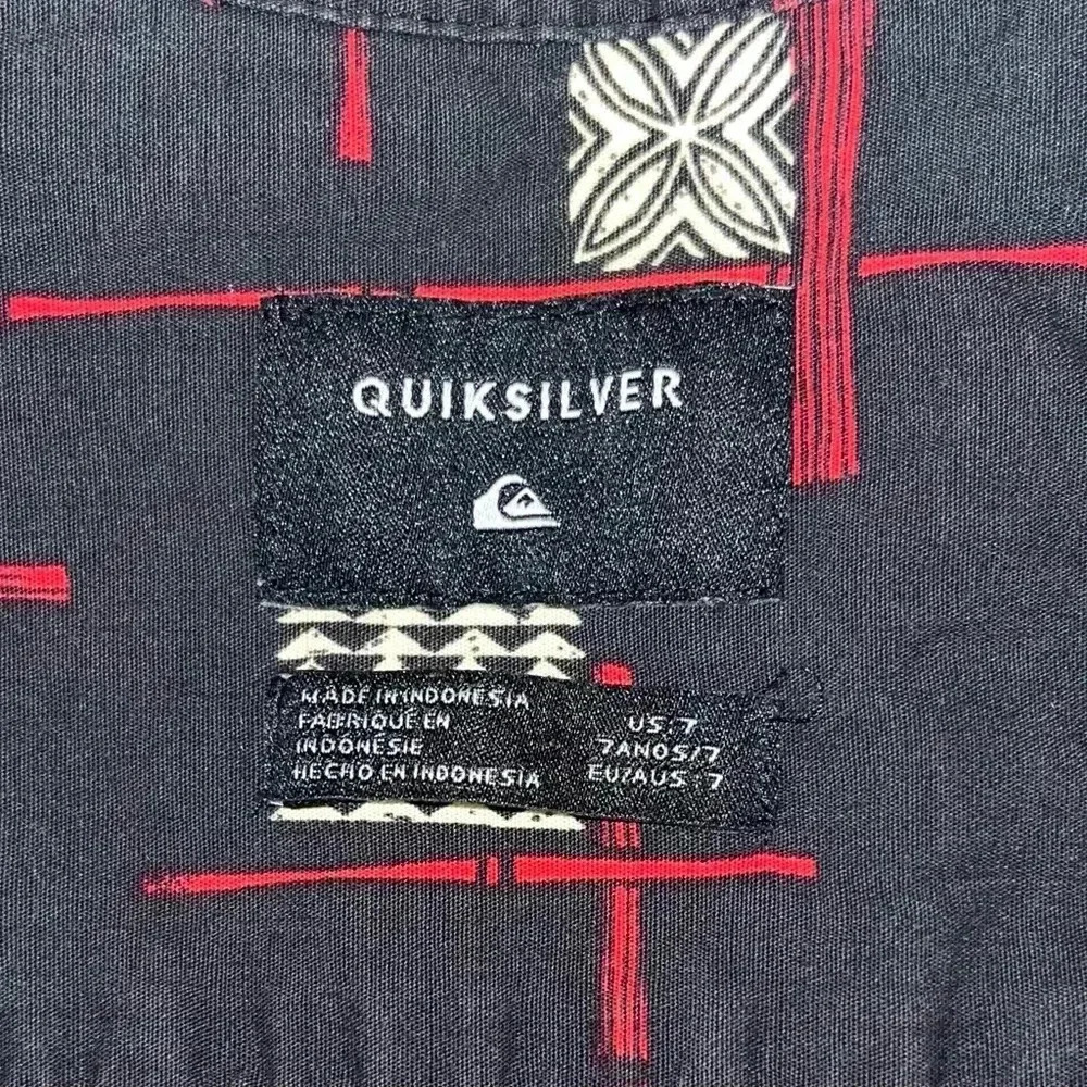 Boys quiksilver button up fancy palm - Picture 2 of 2
